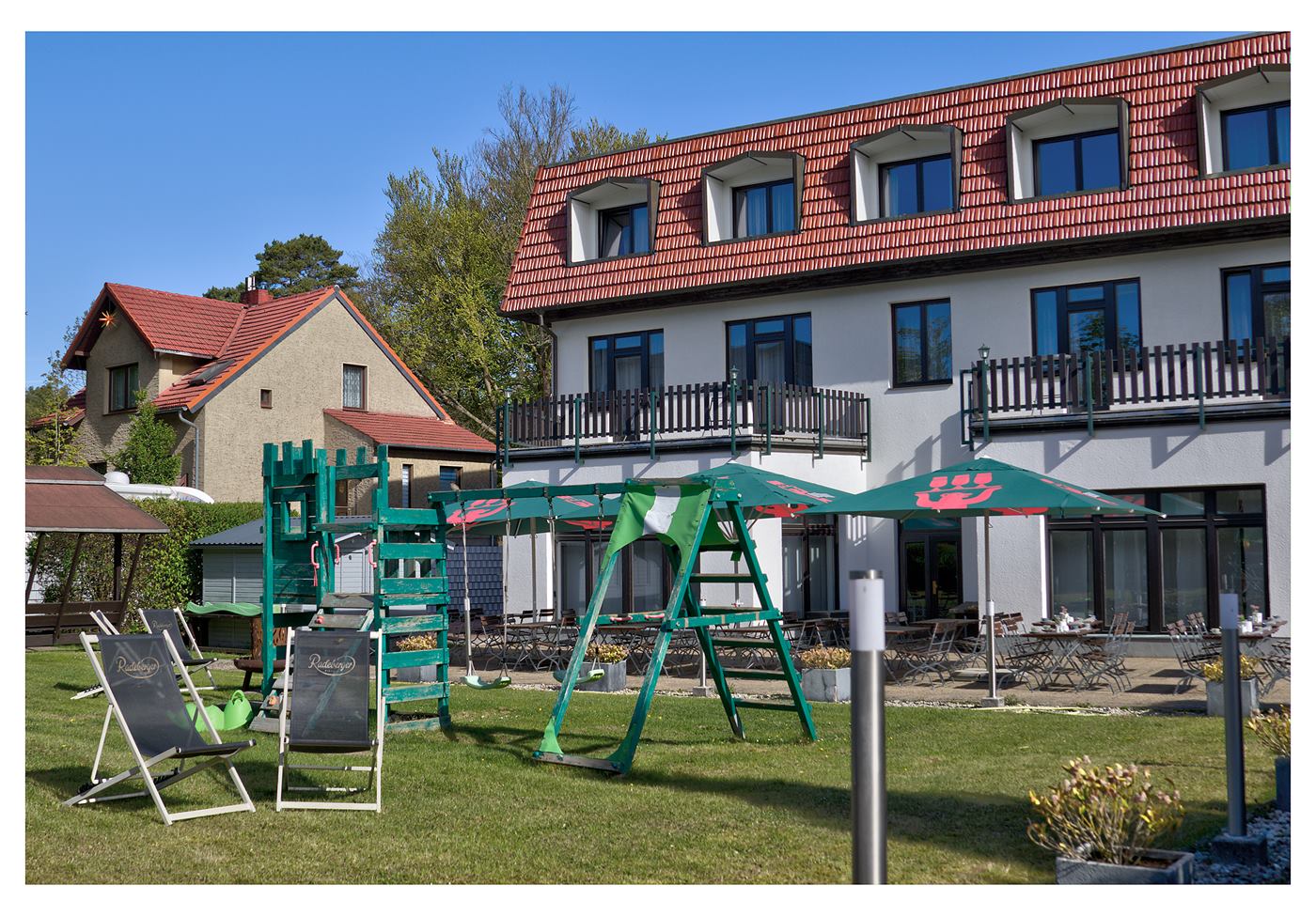 Waldhotel Wandlitz — Gartenansicht